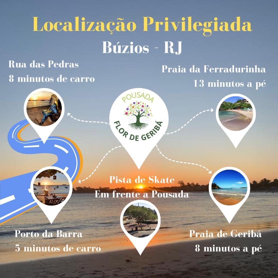 Pousada Flor De Geriba Armacao dos Buzios Dış mekan fotoğraf